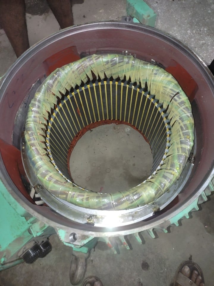 industrial motor repair works Visakhapatnam rewinding services