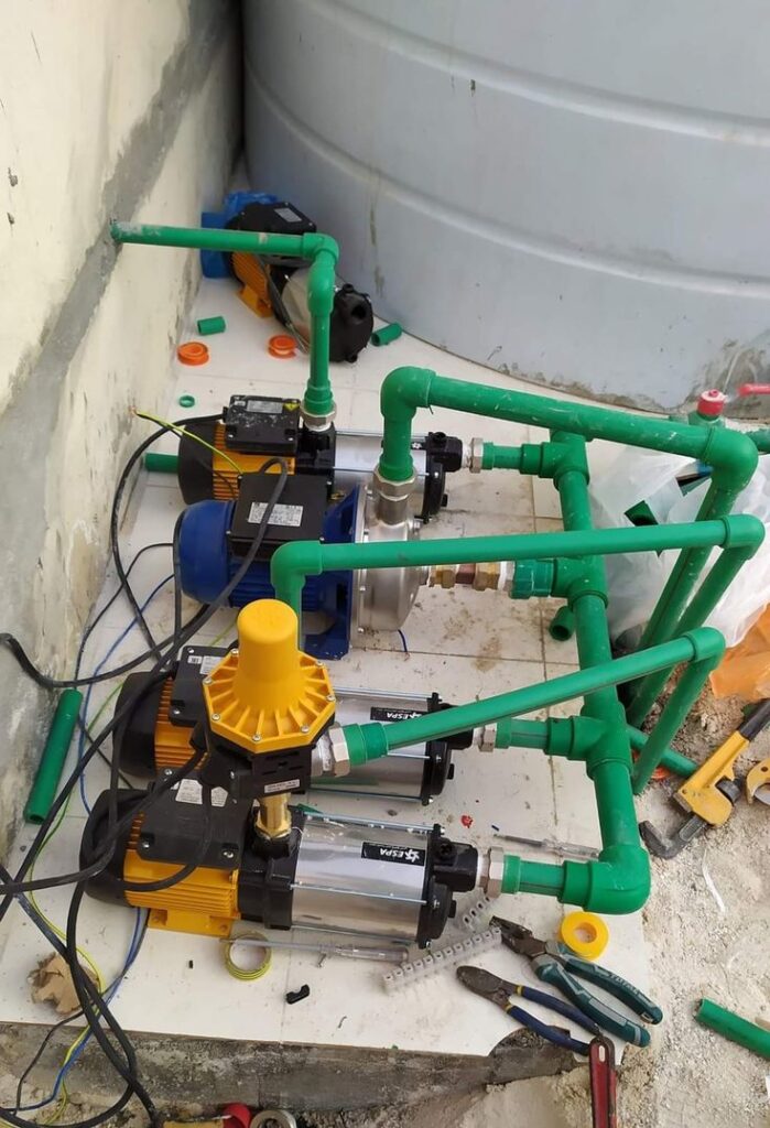 Apartment water pump system maintenance